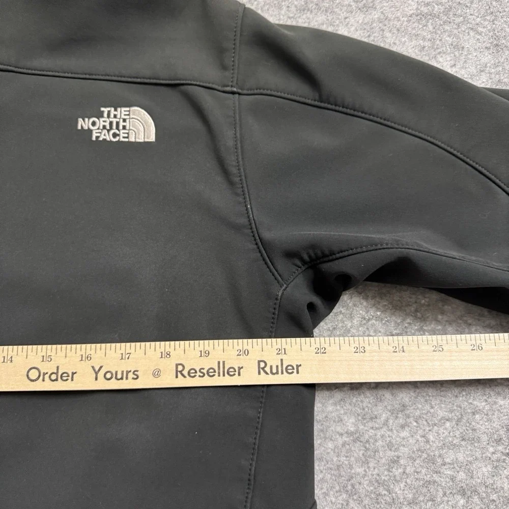 North Face Apex Jacket‎ Black Softshell Full Zip Mens Medium